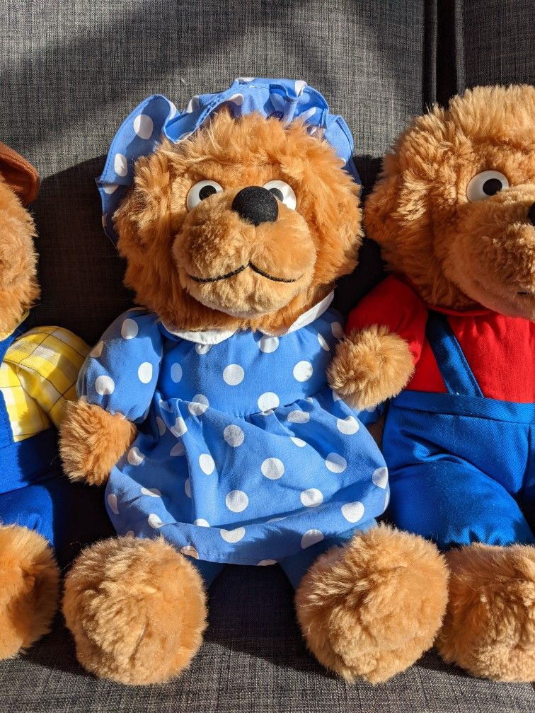 Vintage Berenstain Bears Plush Doll Set - photo 4