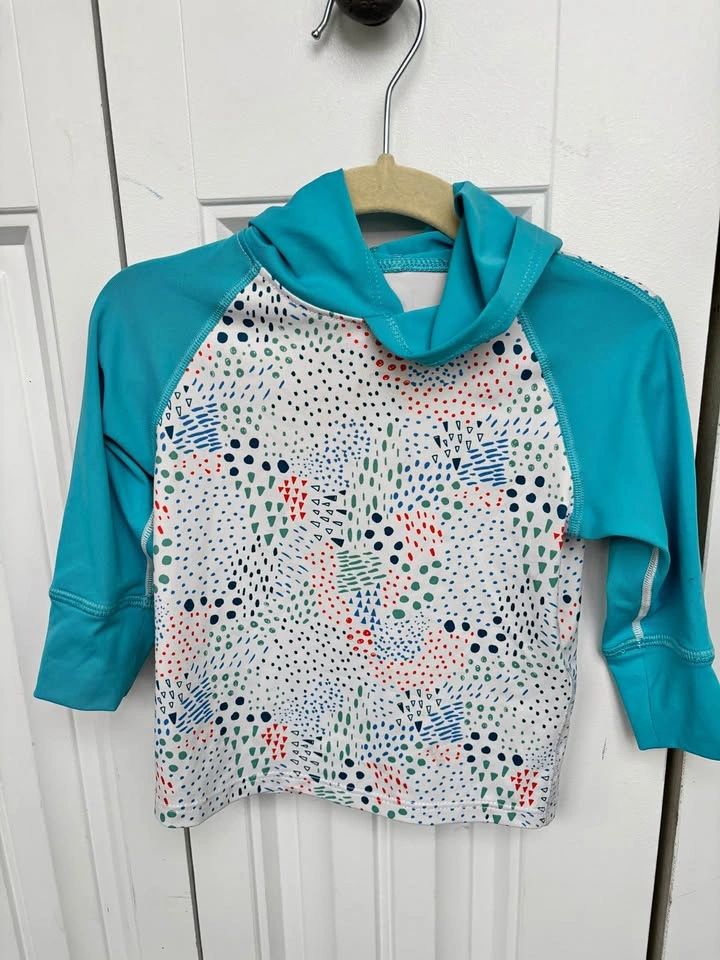 EUC MEC Baby Swim/Sun Shirt with Hood 6 Month