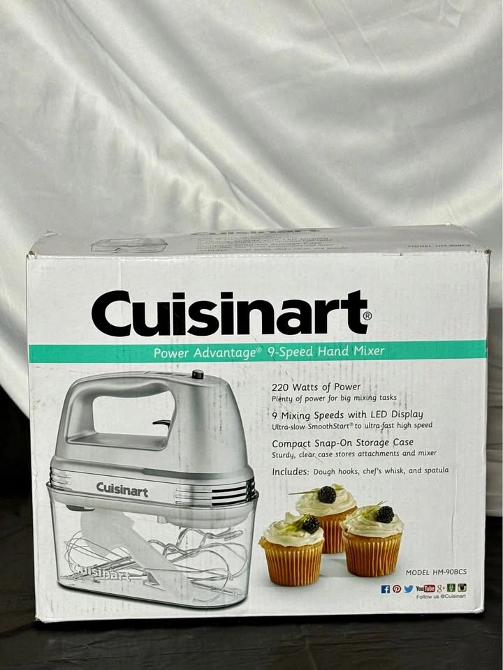 Cuisinart Power Advantage 9-Speed Hand Mixer HM-90BCS