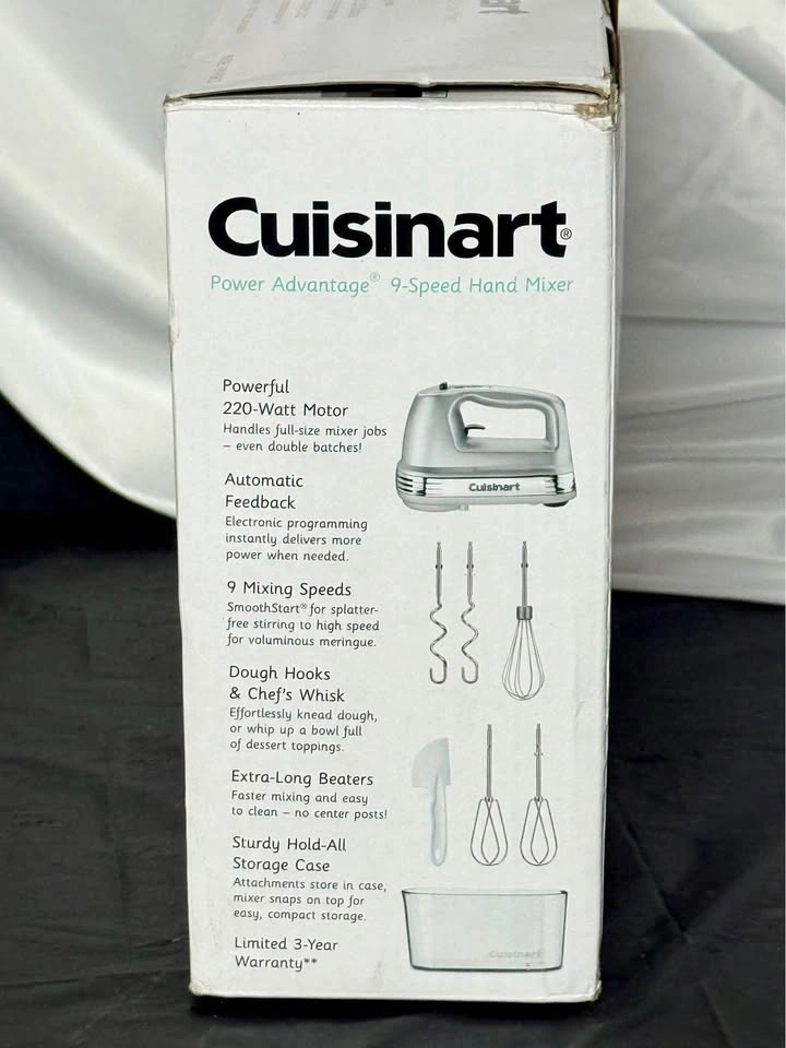 Cuisinart Power Advantage 9-Speed Hand Mixer HM-90BCS - photo 2