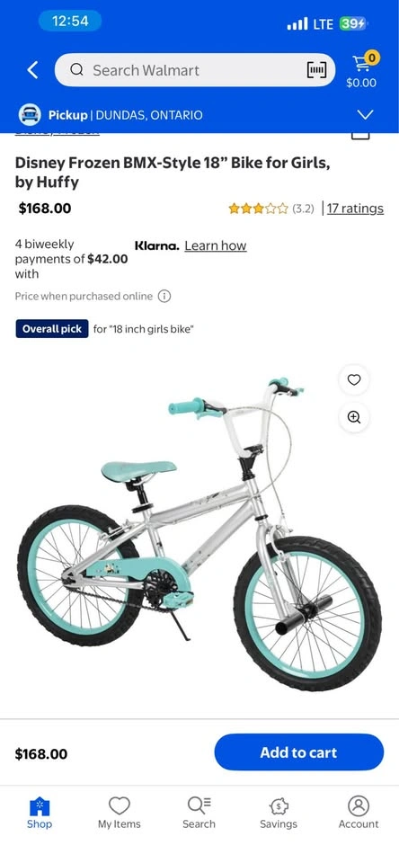 New Huffy Disney Frozen 18 inch Girls BMX Bike - photo 2