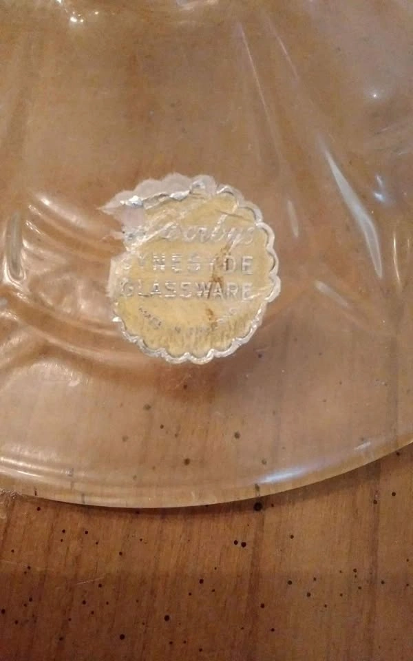 Vintage Art Deco Sowerby Glass Vase - photo 3