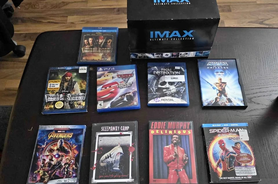 IMAX Ultimate Collection DVD Set + Blu-rays, DVDs, PS4 Game Lot