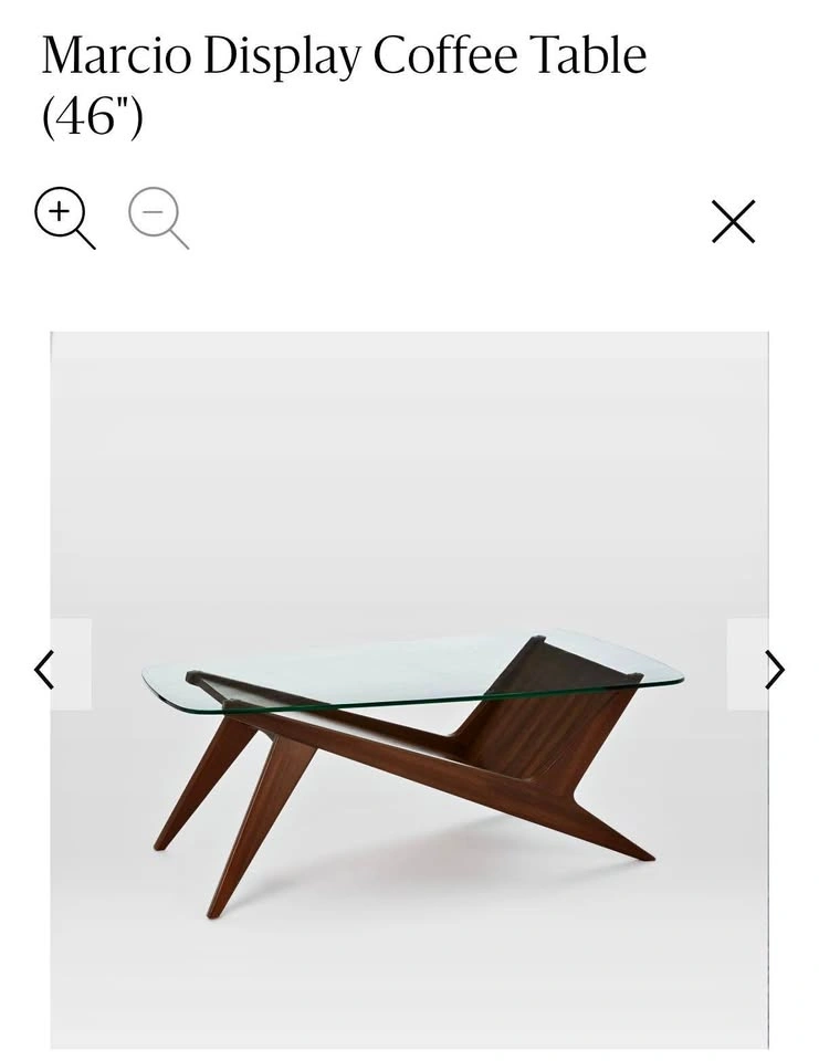 West Elm Marcio Display Coffee Table (46")