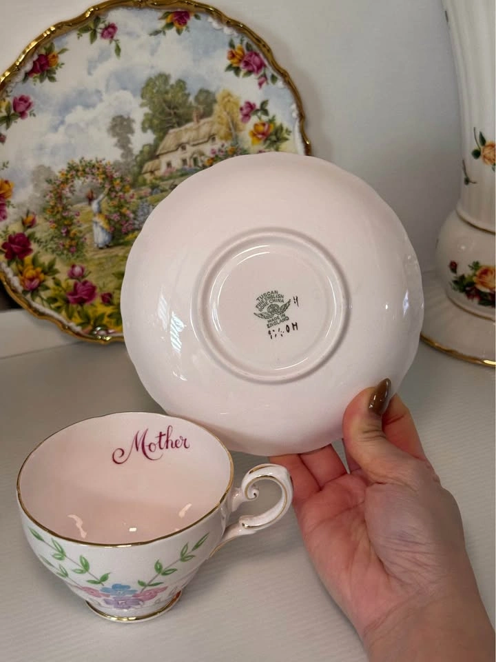 Mother's Day Collection: Tuscan Fine English Bone China Teacup S - photo 4