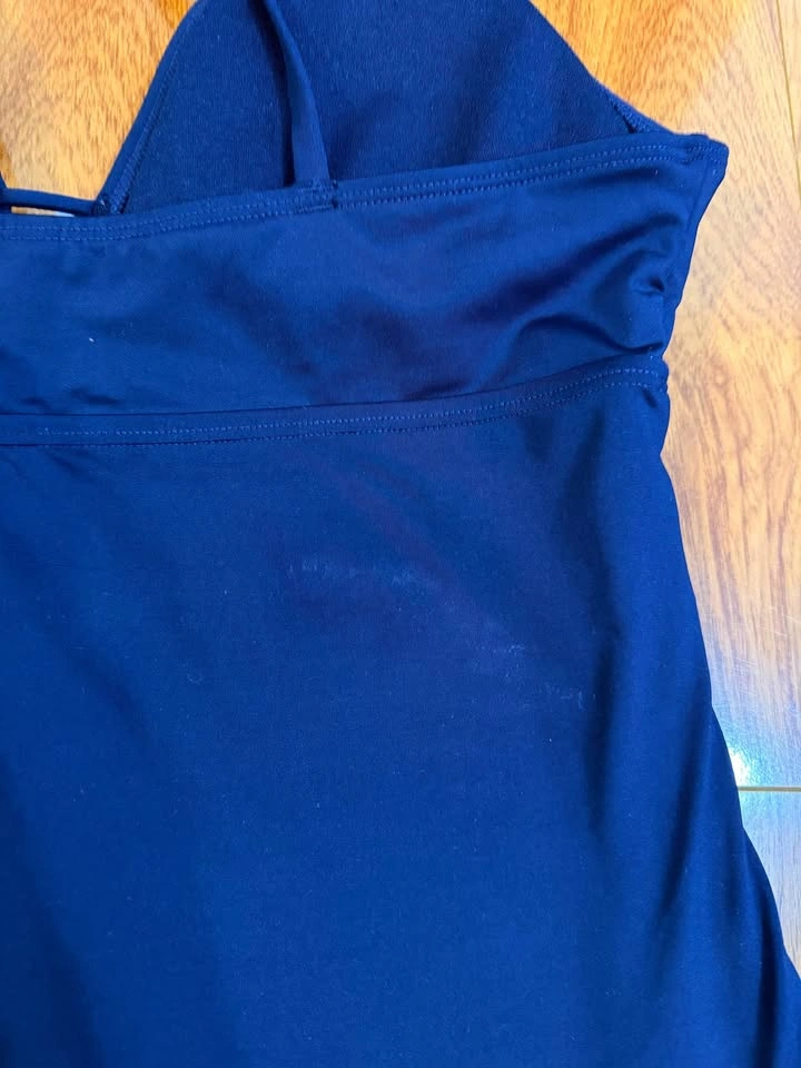La vie en rose navy blue tankini swimsuit two piece - photo 3