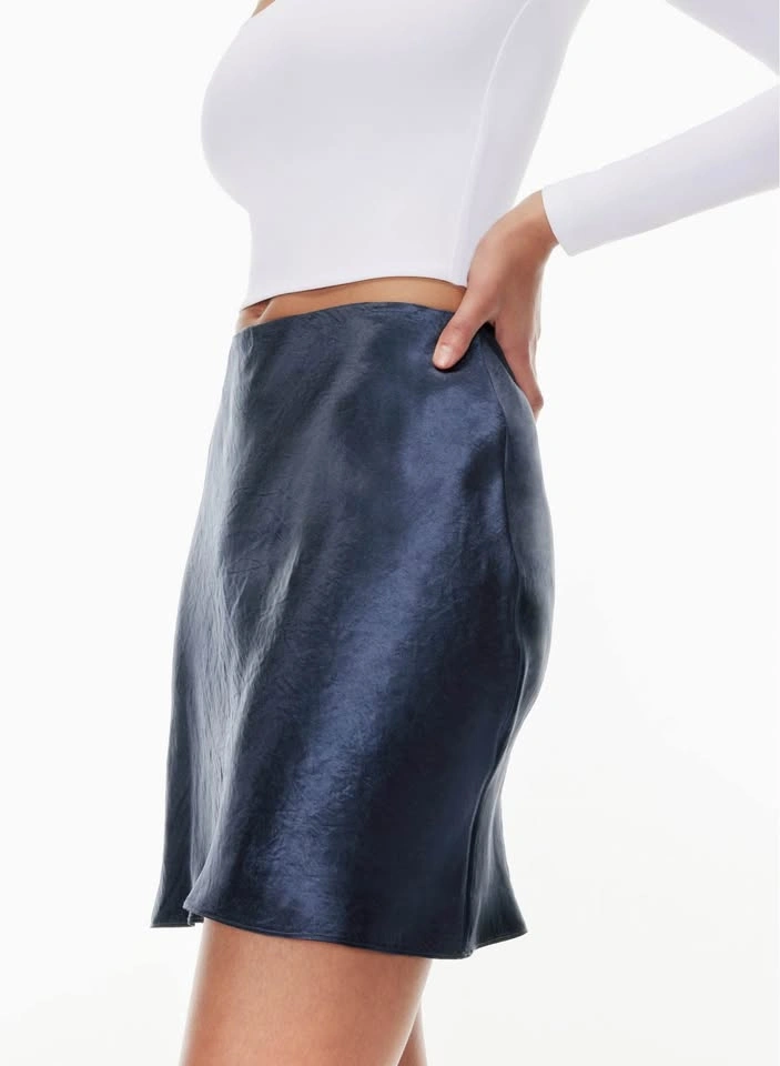 Babaton Slip Satin Mini Skirt - photo 2