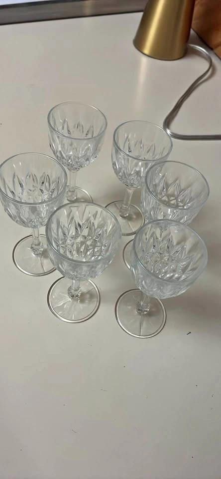 Glass cordial glasses set (shots)