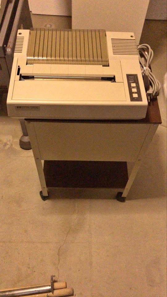 Vintage HP 82906A Printer with 4 Ribbons