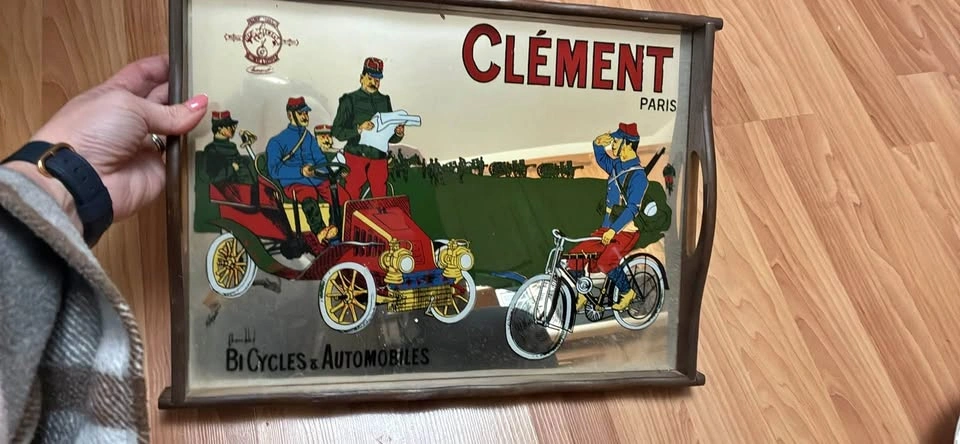 Vintage glass tray