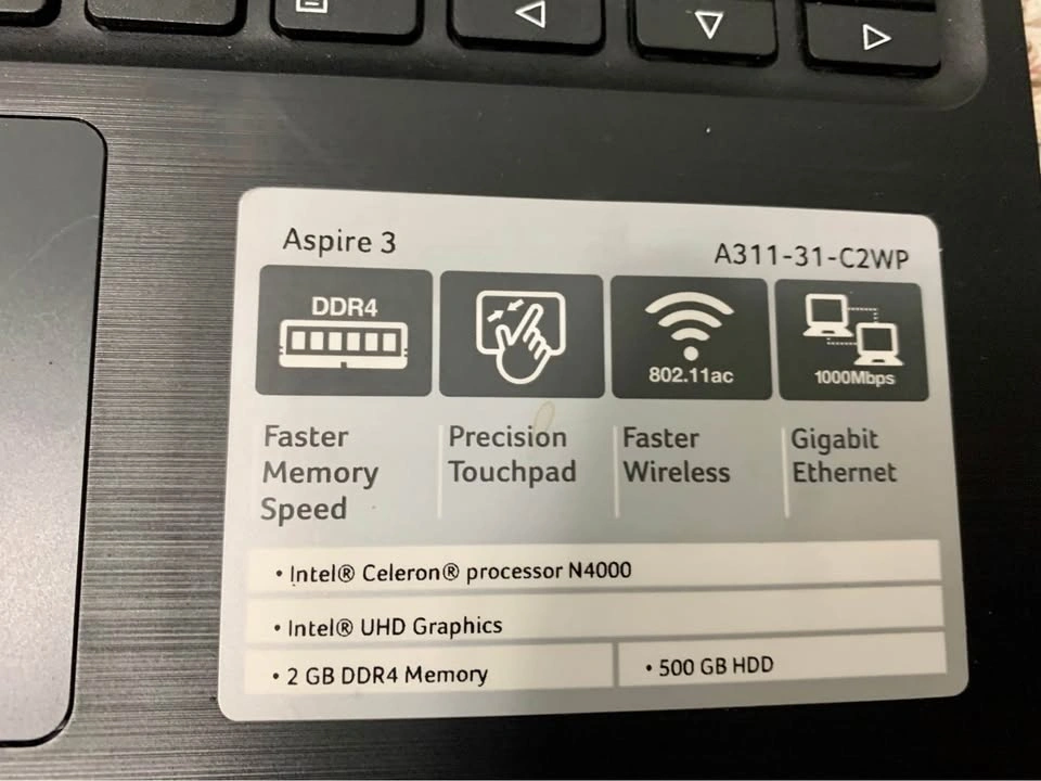 ACER Aspire 3 10.1’ (A311-31-C2WP) - photo 3