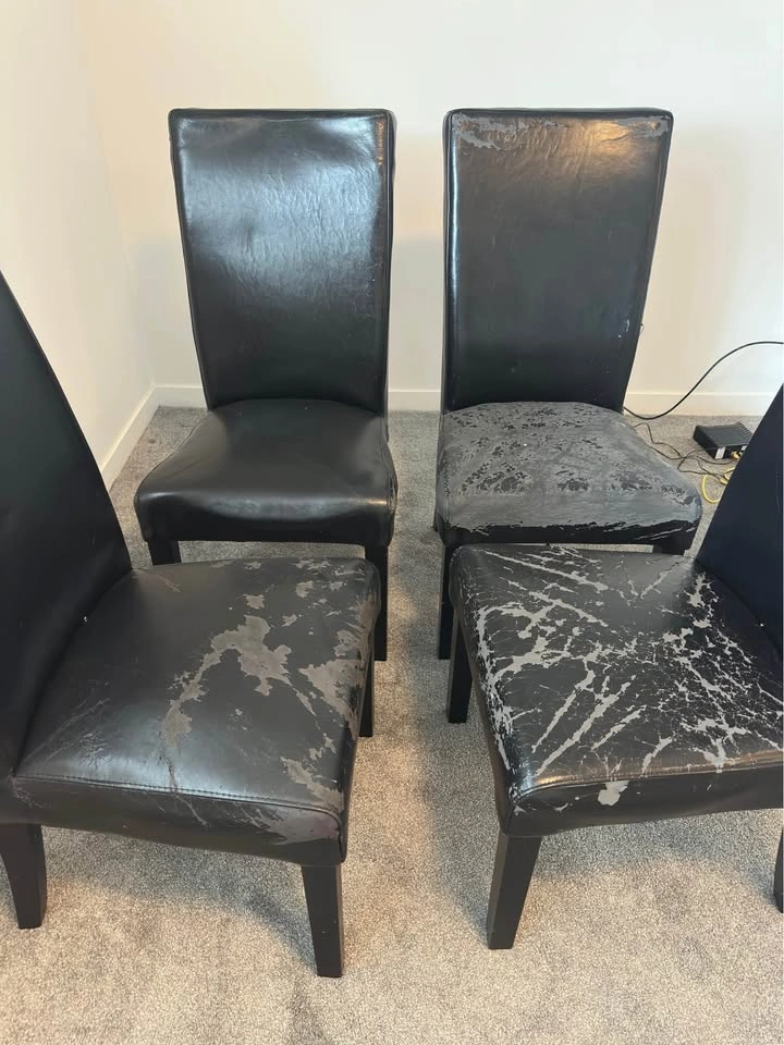 Glass Dining Table + 4 Chairs - photo 5