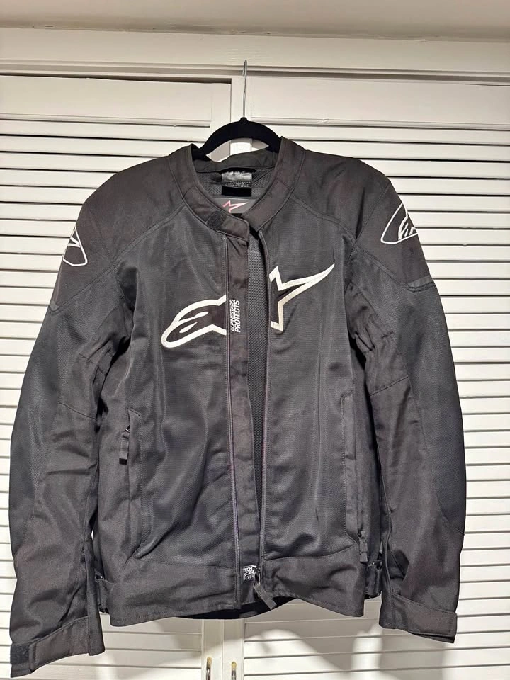 Alpinestar T-SP X Superair Motorcycle Jacket - Black/White - Lar