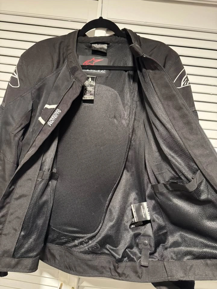 Alpinestar T-SP X Superair Motorcycle Jacket - Black/White - Lar - photo 3