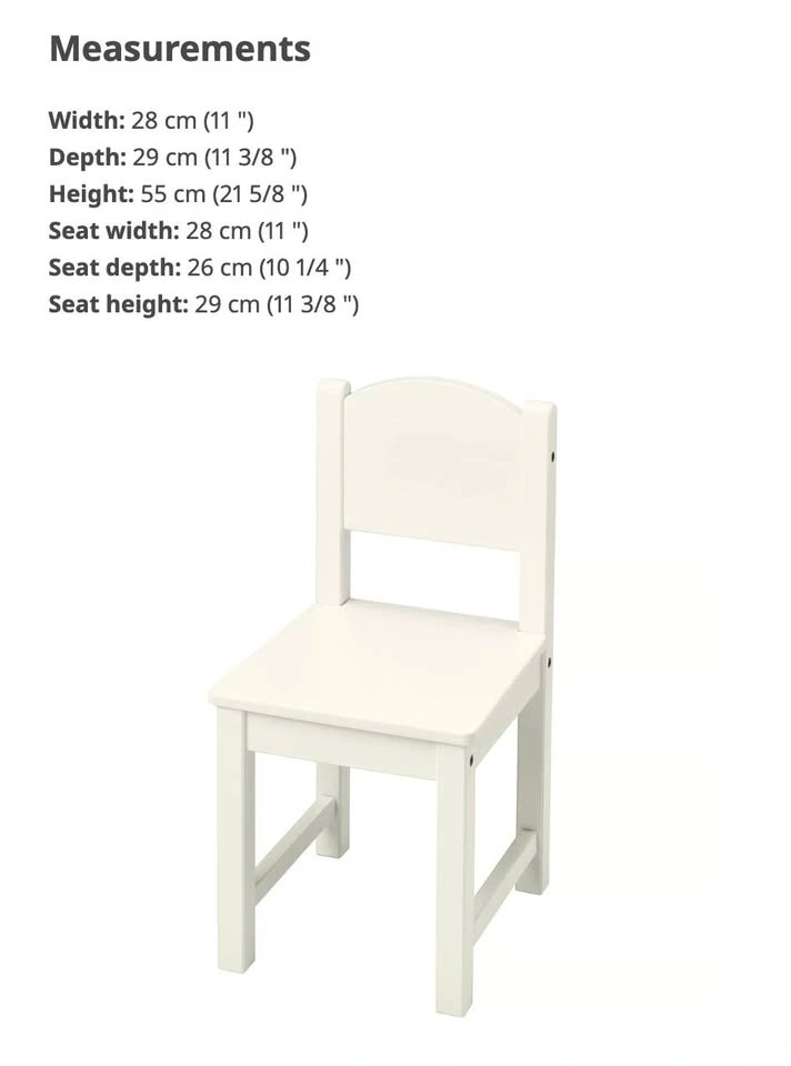 IKEA SUNDVIK Children's Table and Chair Set - photo 3