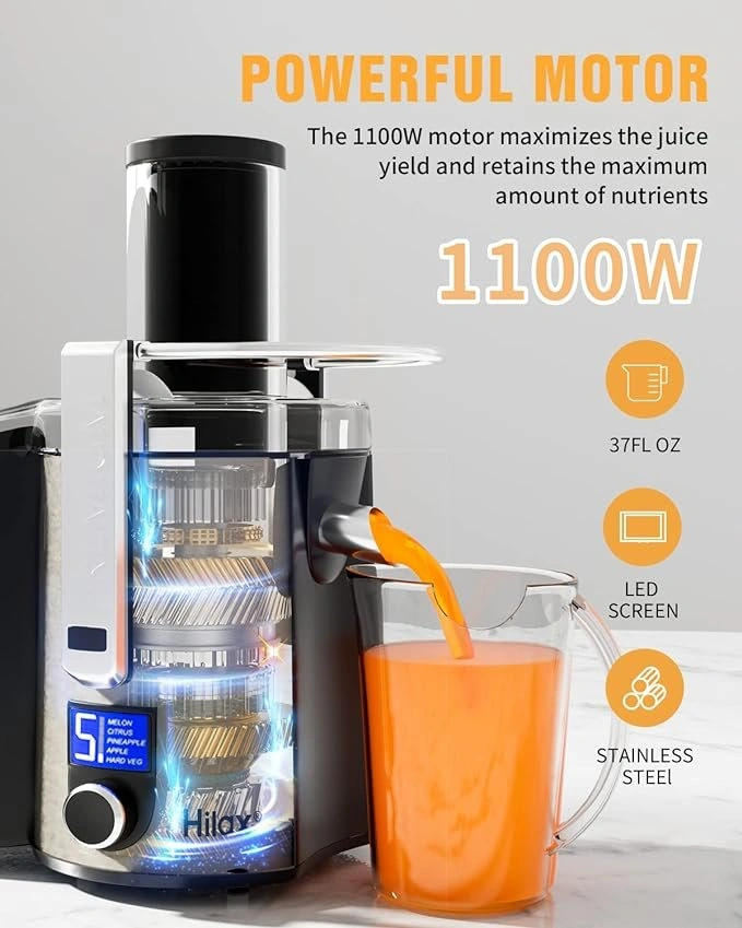 Hilax Centrifugal Juicer - LCD Monitor, 3" Feed Chute - photo 2