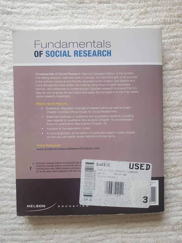 Fundamentals of Social Research - UofT sociology textbook - photo 2