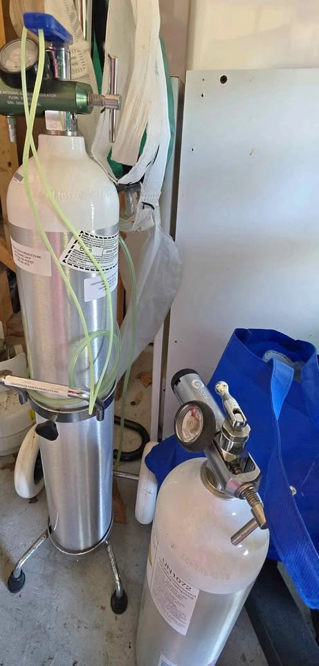 Oxygen tanks