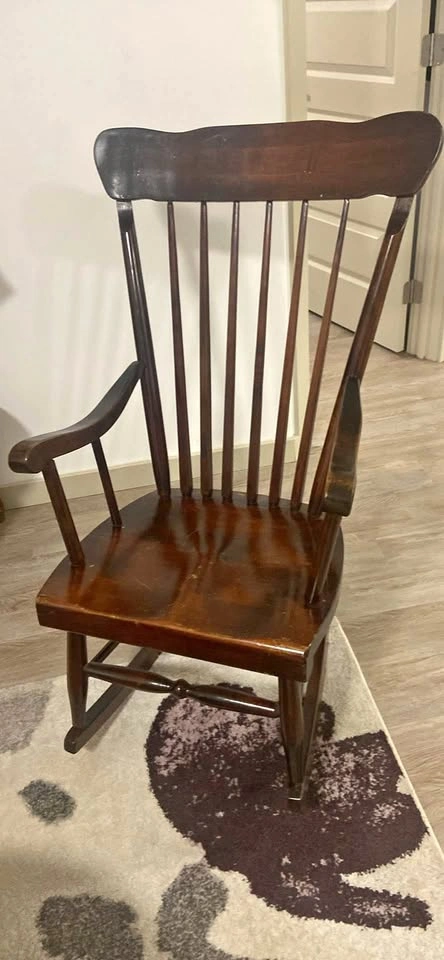 Antique vintage rocking chair