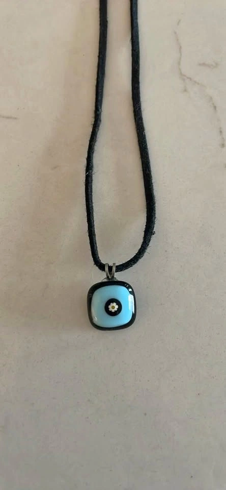 Murano Glass Evil Eye Pendant