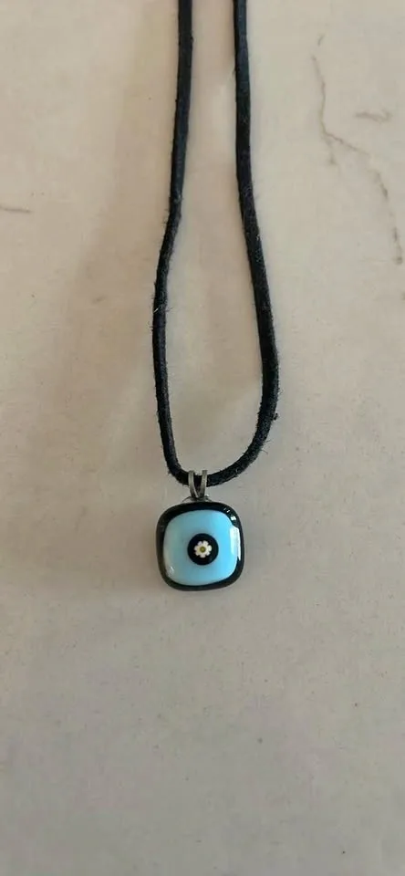 Murano Glass Evil Eye Pendant