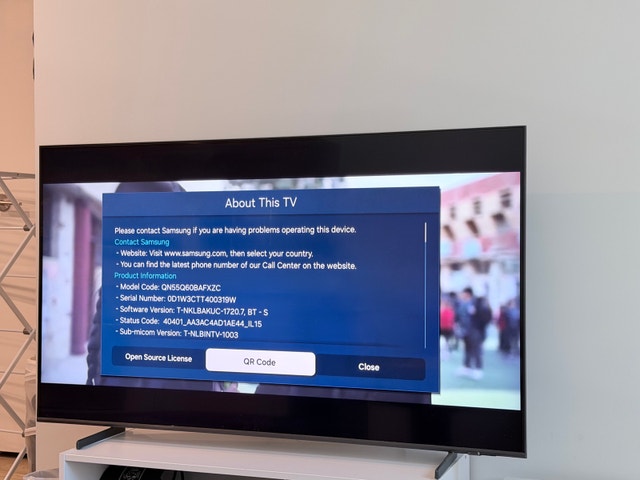 Samsung 55-inch QLED Smart TV (QN55Q60BAFXZC)