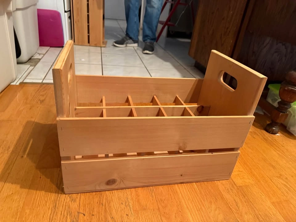 Wooden wine crate - photo 2