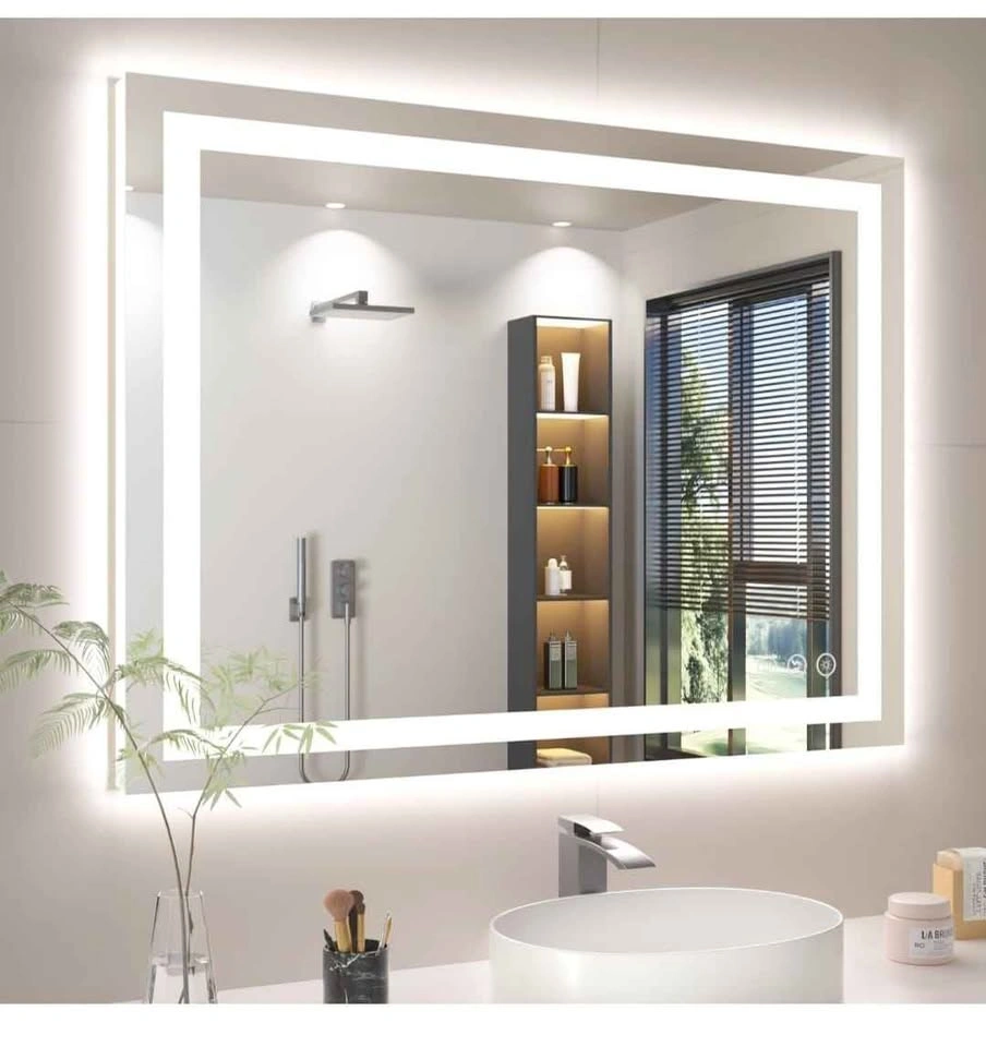 40"x30" LED Bathroom Mirror - Backlit & Front Lit, Anti-Fog - photo 3
