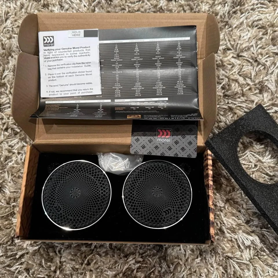 Morel CDM 700 midrange speakers 3.5” new in box image indicator(2)