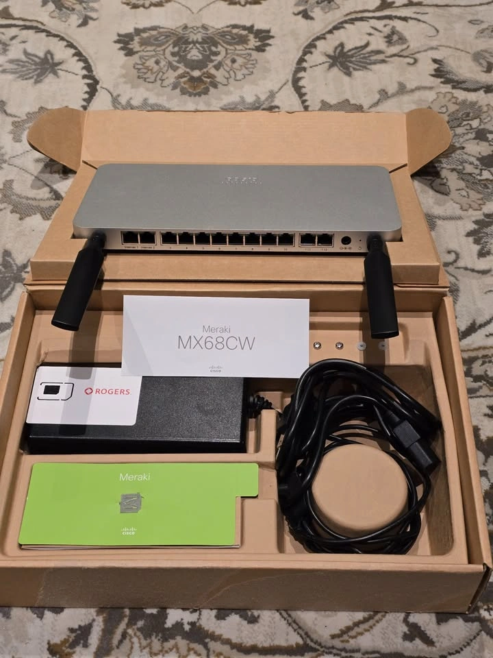 Meraki Cisco MX68CW Router with 4G/LTE - photo 2
