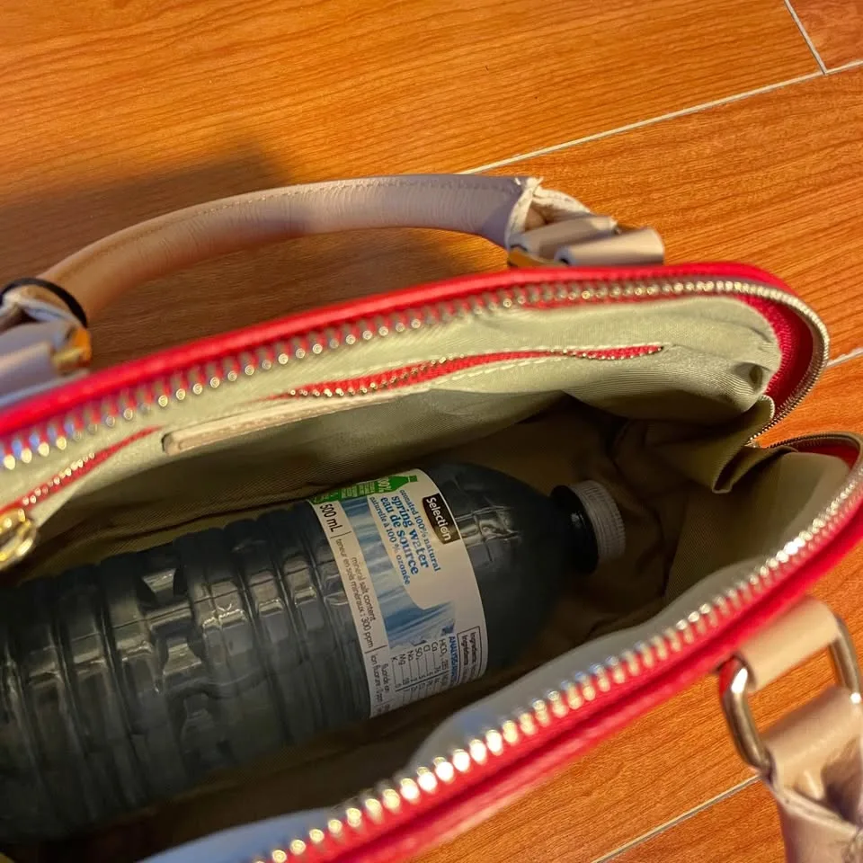 NWT✨Italian Designer Handbag in Red image indicator(5)