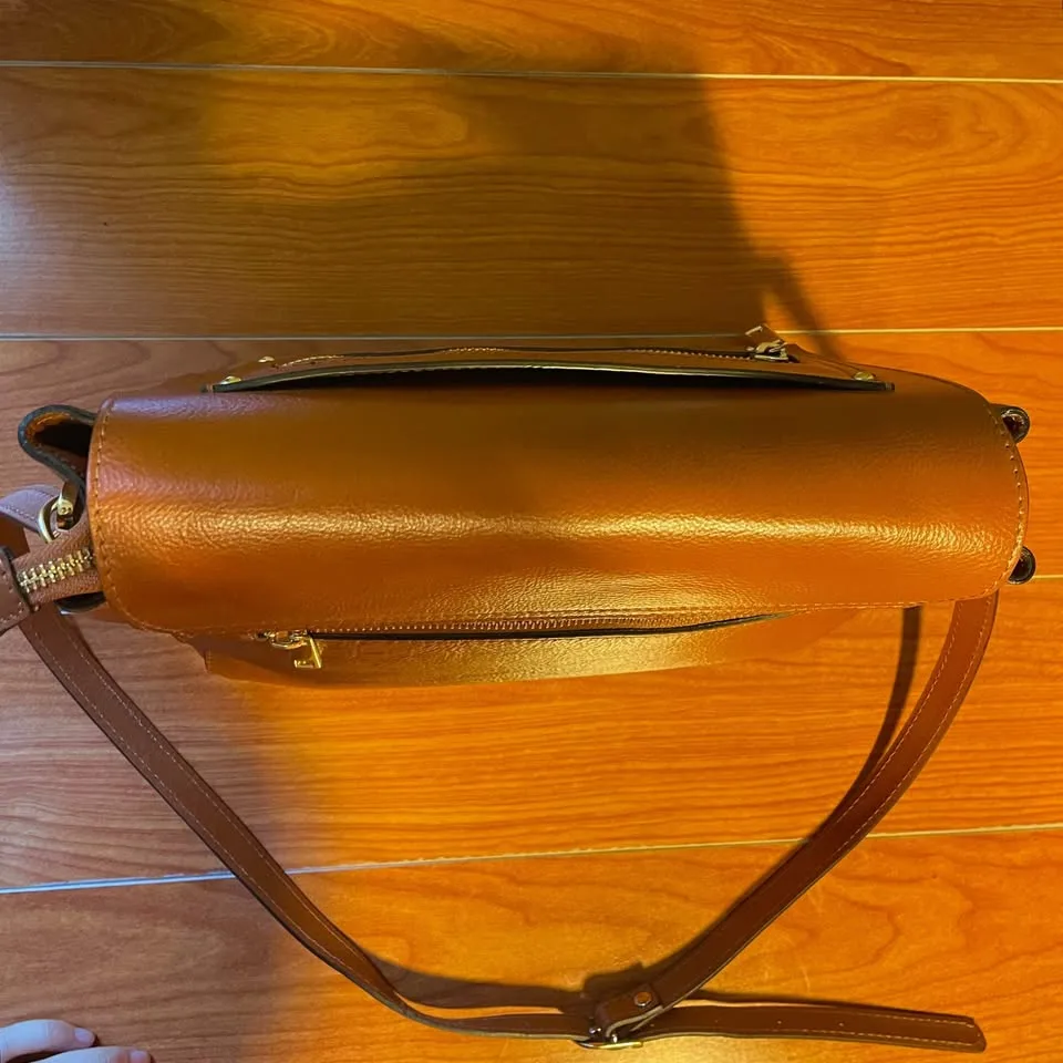 NWT✨Italian Designer Handbag /Crossbody Bag with Flap image indicator(4)