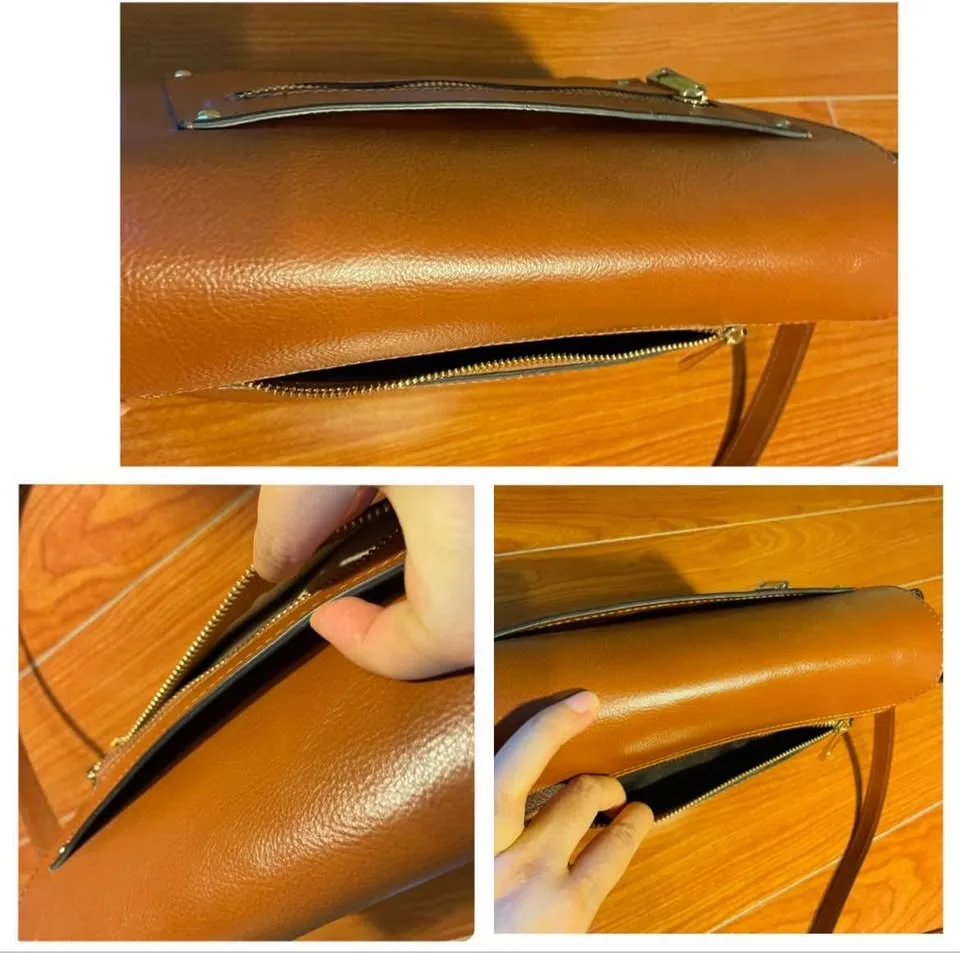 NWT✨Italian Designer Handbag /Crossbody Bag with Flap image indicator(7)