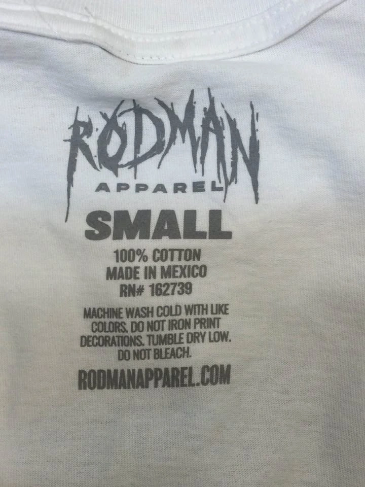 🌱Dennis Rodman NEW WITH TAG T-SHIRT Men's Sz. S - photo 2
