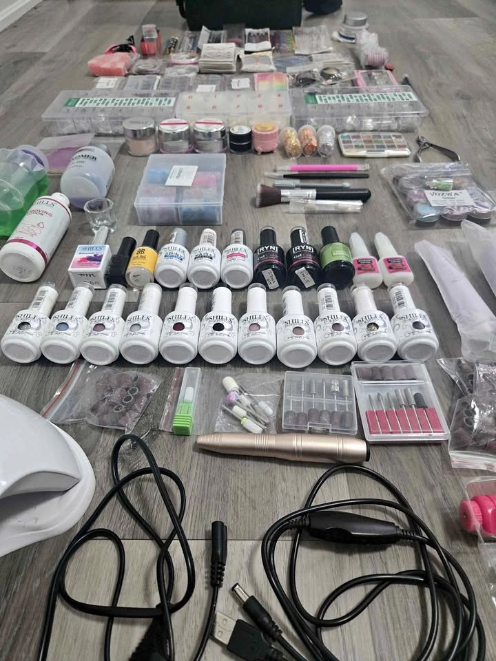 Ultimate Professional Nail Art Kit - UV Lamp, Drill & Supplies