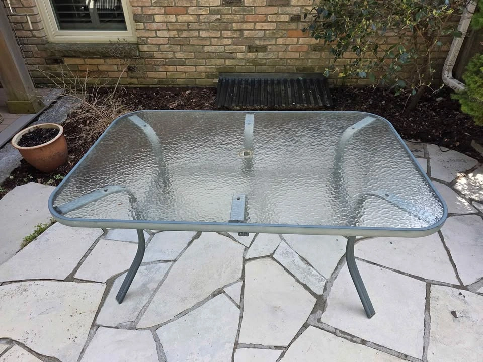 Glass Patio Table with 6 Chairs - photo 3
