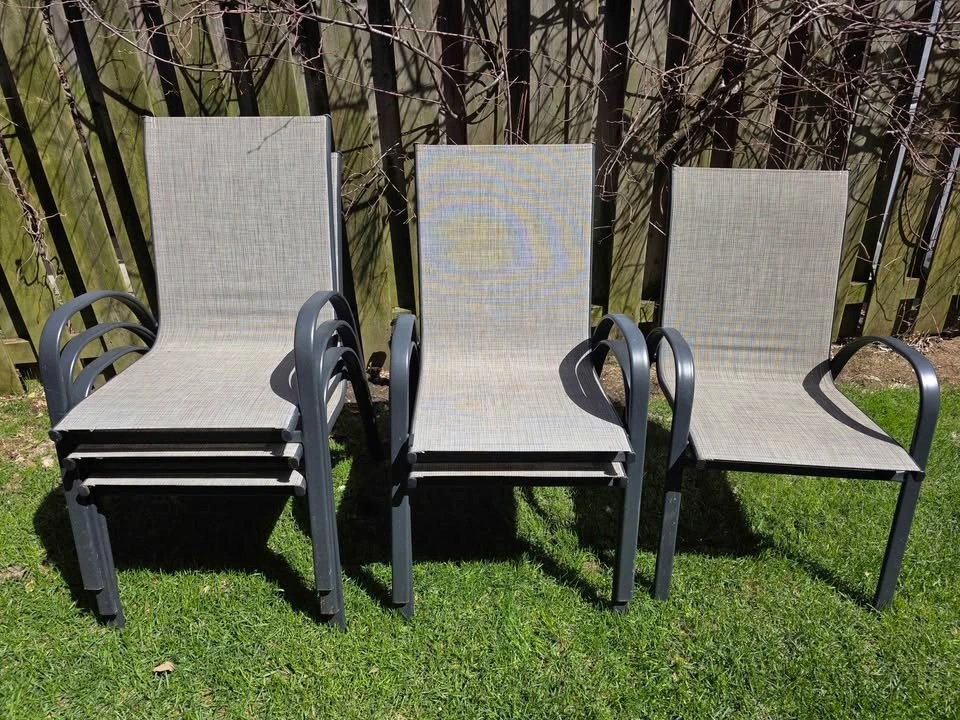 Glass Patio Table with 6 Chairs - photo 5