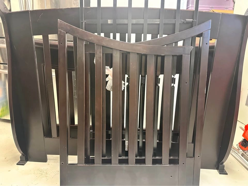 Sleigh Style 4-in-1 Convertible Crib & Toddler Bed - Espresso - photo 5