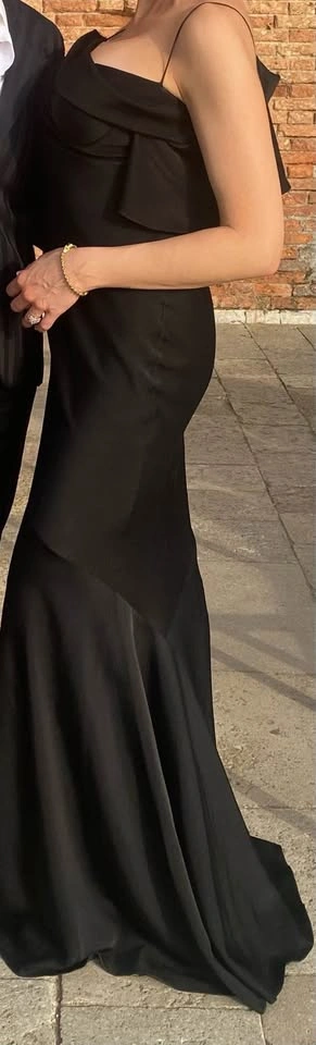 John Galliano 2016 Black Evening Gown - photo 3
