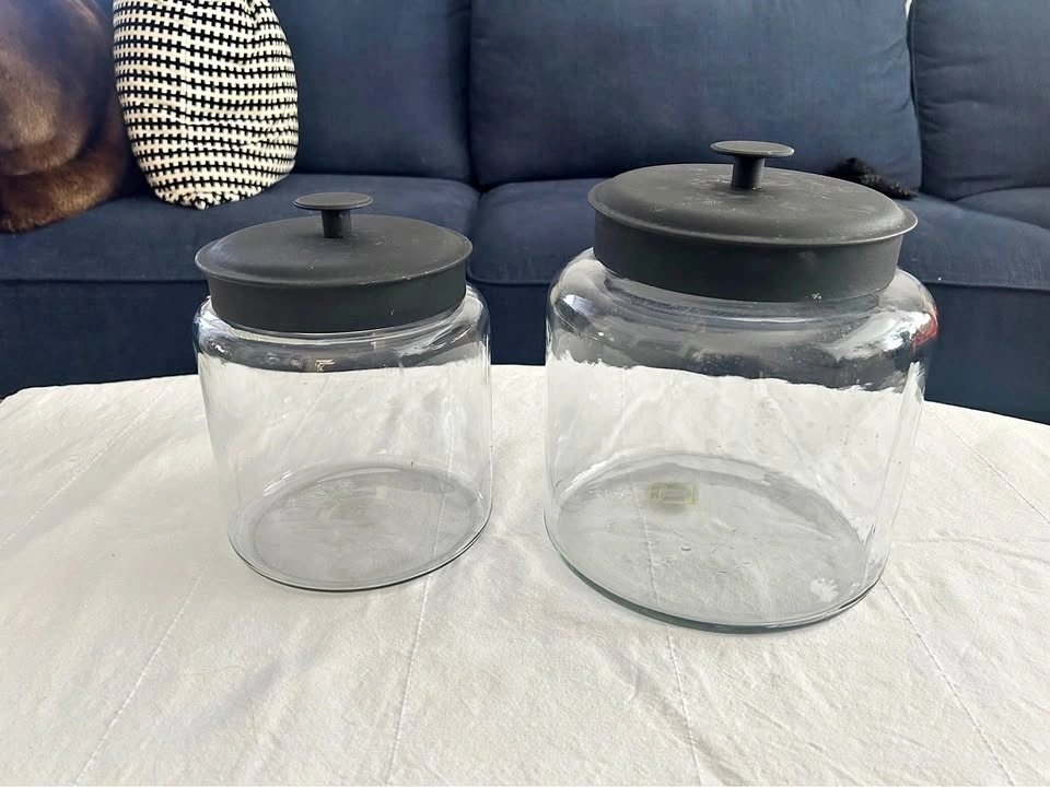 Anchor Hocking Montana Glass Jars (1.5 & .75 Gal)