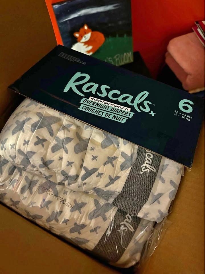 Rascal and Friends overnight DIAPERS size 6