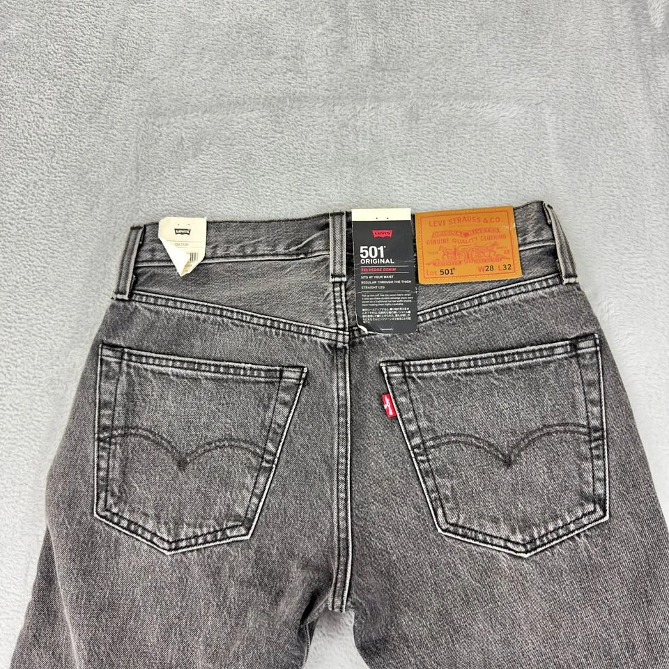 Levi's 501 Red Selvedge Button Fly Jeans - Men's 29x31 NWT