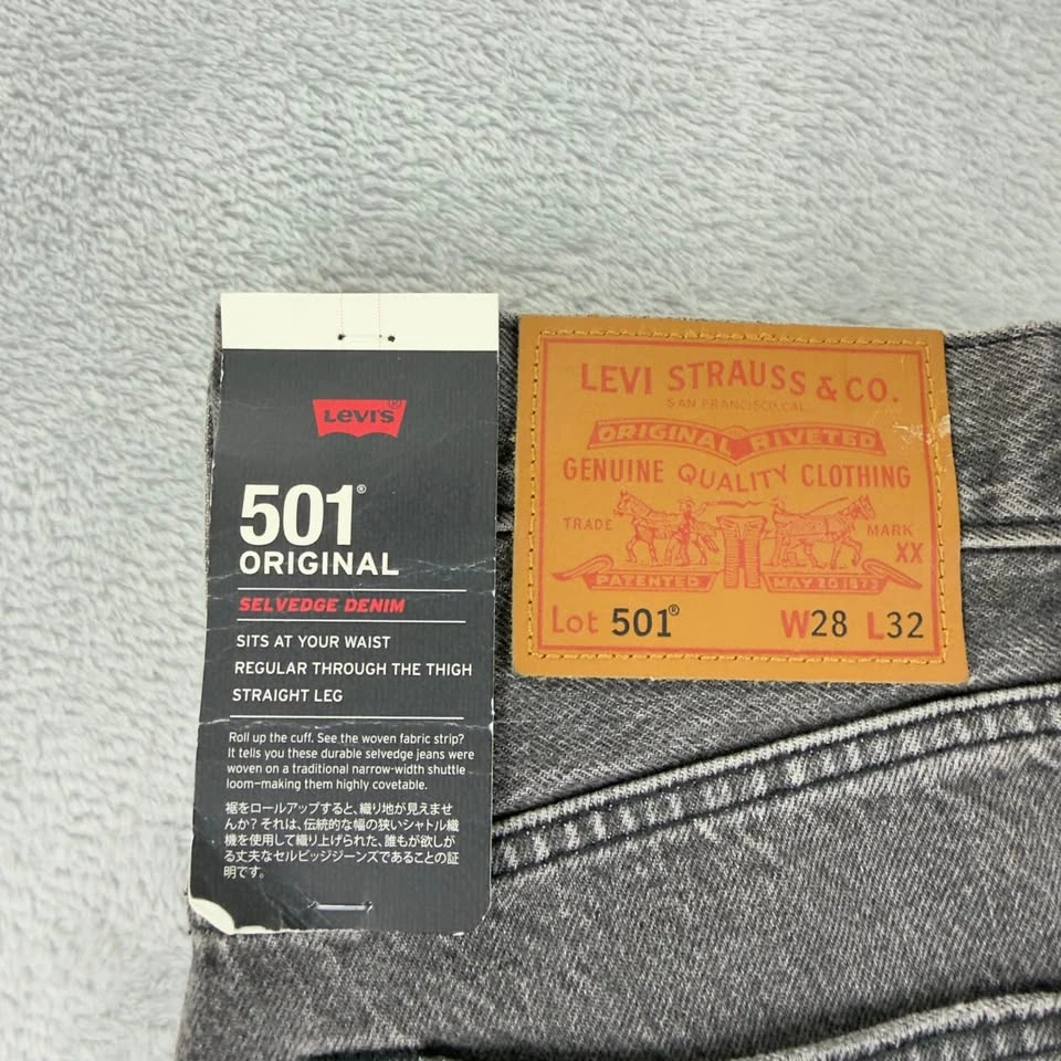 Levi's 501 Red Selvedge Button Fly Jeans - Men's 29x31 NWT - photo 4