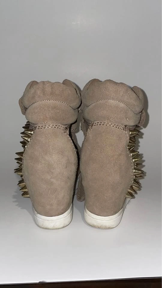 Aldo Beige Pointed-Toe D'Orsay Ankle Boots - Size 7 - photo 3