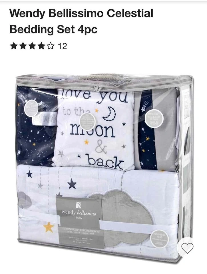 Nursery Bedding Set - Celestial Theme