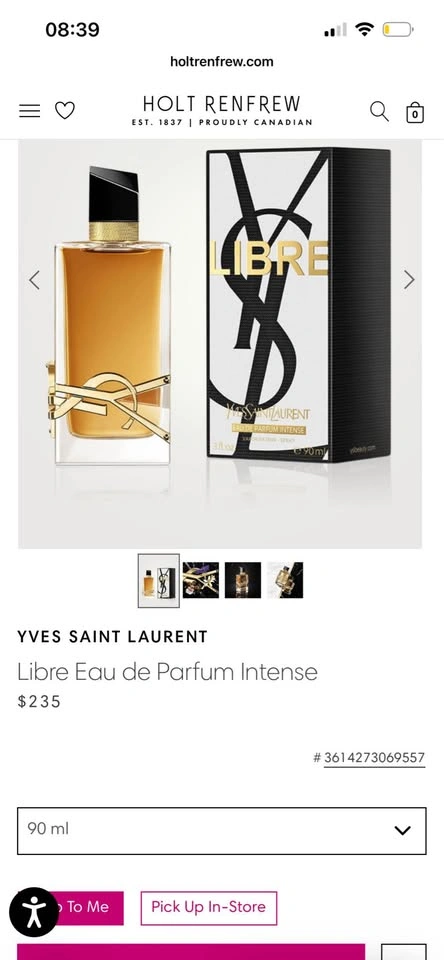 YSL Libre Eau de Parfum Intense 90ml - Brand New - Sealed - photo 3