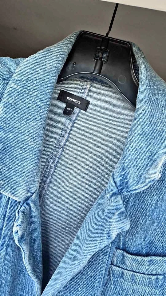 Denim Oversized Blazer