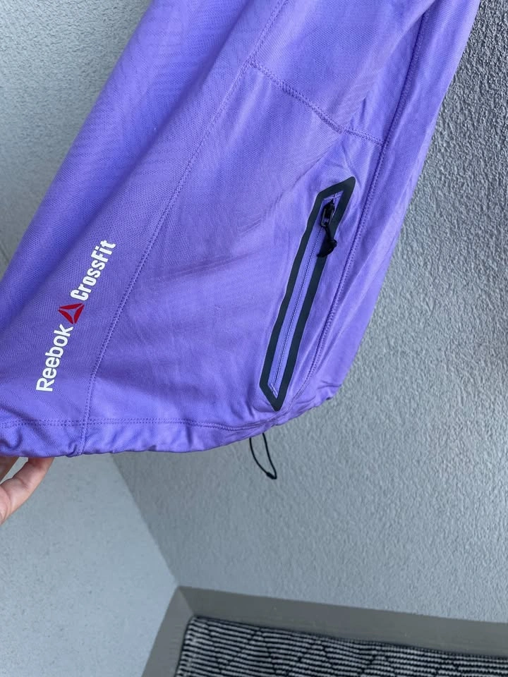 Reebok CrossFit Hoodie Women’s L Purple Lightweight Athletic - photo 2