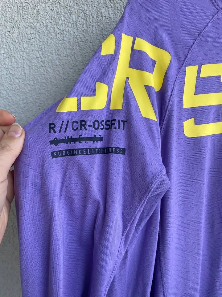 Reebok CrossFit Hoodie Women’s L Purple Lightweight Athletic - photo 4