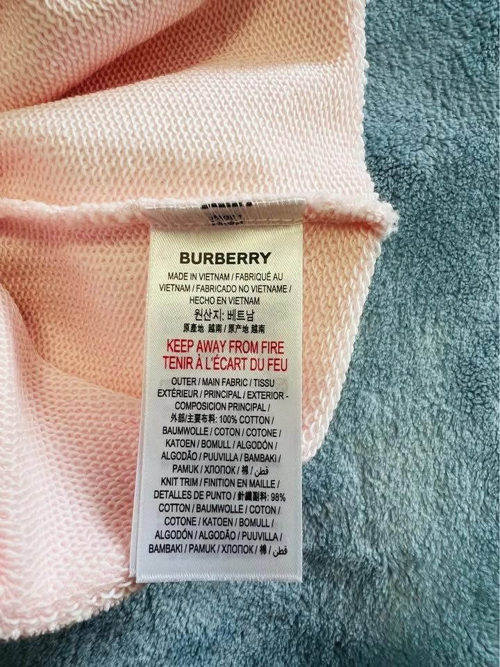 Burberry Crewneck - Extra Small, Light Pink - photo 5